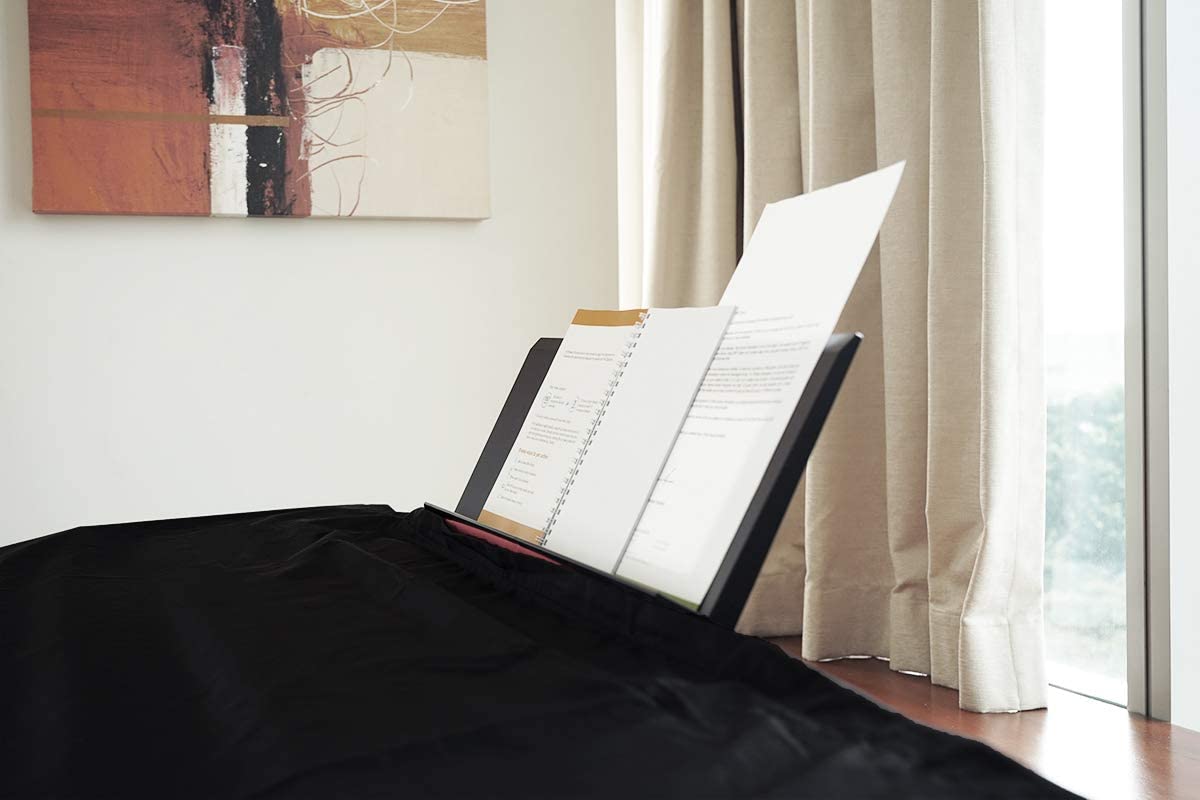 Clairevoire 2023 universal Keyboard & Digital Piano Cover | Anti-Water/Dust | Adjustable Book-stand opening | All sizes 76-88 Keys