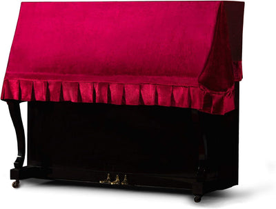 Clairevoire Classics: Water-proof Premium Velvet Upright Piano Cover