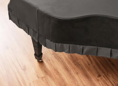 [for STEINWAY & SONS] [Kawai] Waterproof Velvet Grand Piano Cover (midnight black/charcoal grey)