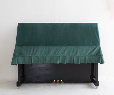 Clairevoire Classics: Water-proof Premium Velvet Upright Piano Cover