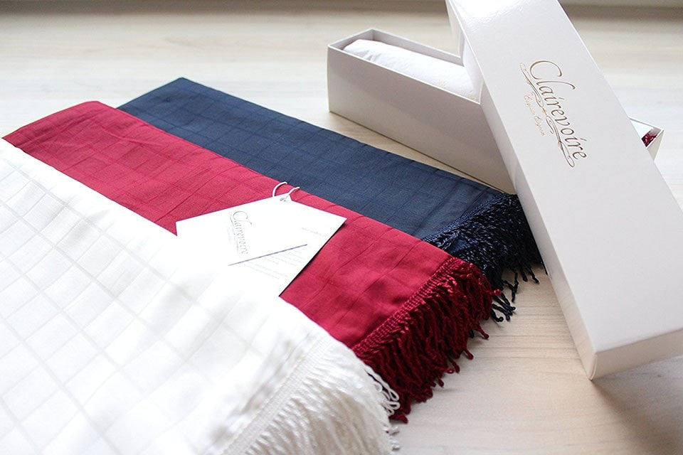 Clairevoire Upright Piano Top Cover [Oxford Blue]