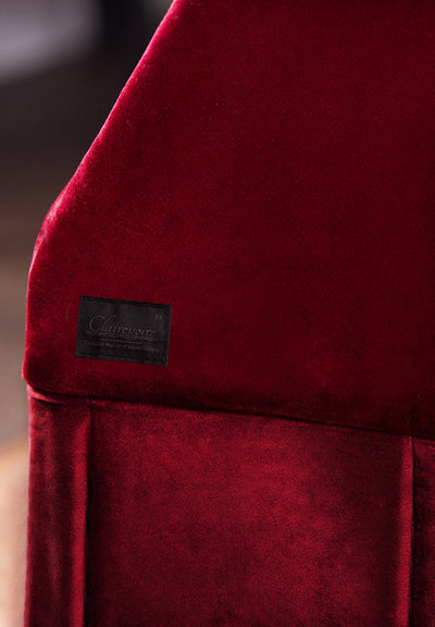 [Yamaha | All Brands] Classic Velvet Grand Piano Cover (Wine Red)