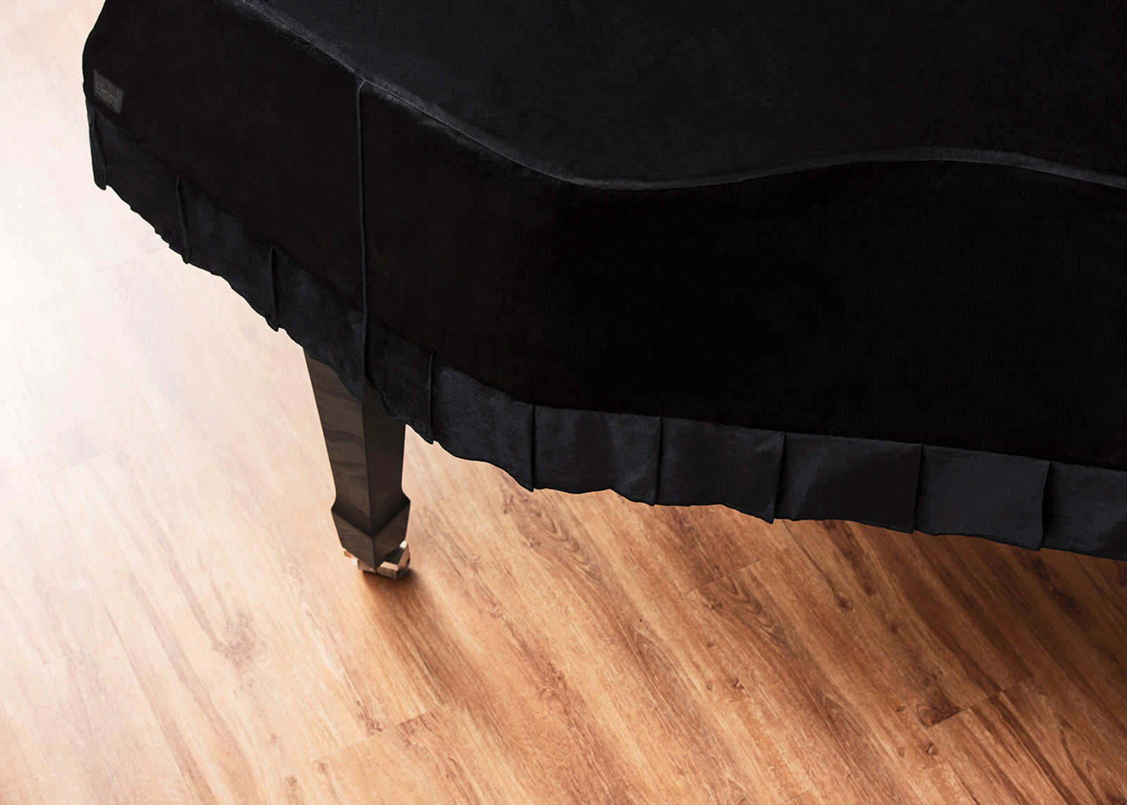 [for STEINWAY & SONS] [Kawai] Waterproof Velvet Grand Piano Cover (midnight black/charcoal black)