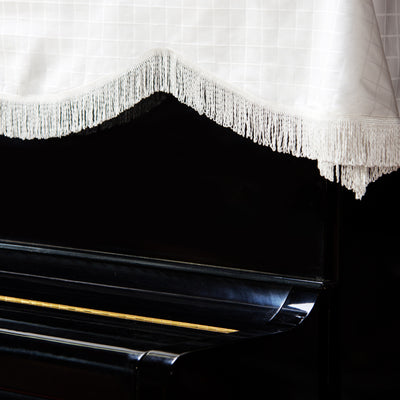 Clairevoire piano top cover in white 3